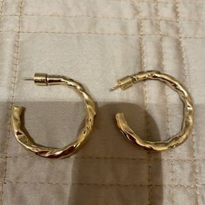 Jennifer Fisher gold hailey mini hoop earrings